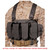 BLACKHAWK Commando Chest Harness, 4 Magazine Pouches, Black 55CO00BK