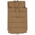 Grey Ghost Gear Single 7.62 Mag Pouch, Fits 7.62NATO/308WIN AR Magazines, Laminate Nylon, Includes a Bungee Retention Strap to Allow for Silent Removal of your Magazine, Attaches to any MOLLE/PALS Style Webbing, Coyote Brown 1053-14