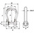 Wichard Captive Pin Bow Shackle - Diameter 4mm - 5\/32"