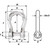 Wichard Captive Pin Bow Shackle - Diameter 10mm - 13\/32"