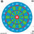 Allen Company Plinking the Day Away EZ Aim, Paper Target, 9 Pack, 12"x12", Assorted Colors 15638