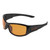 Allen ULTRX Sync Safety Glasses, Anti-fog/Anti-scratch, Black Frame, Amber Lens 4138