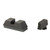 AmeriGlo Optic Compatible Sets for Glock, For Glock 43X and 48, Black Front and Rear, .220" Front and .295" Rear GL-453