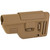 B5 Systems Collapsible Precision Stock, Coyote Brown, Medium Length Cheek Riser CPS-1306