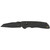 Hogue Deka, Folding Knife, CPM MagnaCut, Cerakote Finish, Black, Plain Modified Wharncliffe Edge, 3.25" Blade, Black Polyamide Nylon 12 Grips 24366