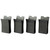 Haley Strategic Partners MP2 Magazine Pouch, Insert, Fits Rifle Magazines, Polymer Construction, Black, 4 Pack MP2-1-4-BLK
