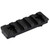 Midwest Industries Polymer M-LOK Rail, Fits M-LOK Handguards, 5 Slot, Polymer Construction, Matte Finish, Black, Hardware Included MI-5PMR