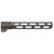 Q Fix Handguard, Q-Sert, 11", Fits Q Fix, Clear Anodized Finish, Gray ACC-FIX-HG-QSERT-11IN