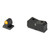 XS Sights DXT2 Big Dot, Tritium Night Sight, For Desert Eagle (.44 Mag/.50AE), Standard Height, Orange Front Outline, Green Tritium Front/Rear MR-X001S-5N