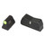 XS Sights DXT2 Night Sight, Suppressor Height, Green Dot, Fits Glock 17, 19, 22, 23, 24, 26, 27, 31, 32, 33, 34, 35, 36, Taurus G3c, GX4, G3, Walther PDP GL-0015P-6G