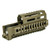 Midwest Industries Alpha Quad Rail, Picatinny Handguard, Fits AK Style Firearms, 6", Anodized Finish, Flat Dark Earth MI-AK-ALPHA-QR-6-FDE