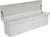 TAYLOR MADE 83552 STOW 'N GO DOCK BOX 24' X 72' X 23' Medium; 72 Inch Length x 23 Inch Width x 24 Inch Height; White; Fiberglass; Gas Shock Closure