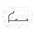 AP PRODUCTS 021-56203-16 GTR RAIL MILL 16' EA Aluminum; 16 Foot x 7/8 Inch Width x 1-1/2 Inch Height