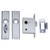 Perko Mortise Latch Set w\/Turn Button