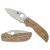 Spyderco Chaparral SlipIt, Folding Knife, 2.77" Drop Point Blade, CTS XHP Blade Steel, 6.33" Overall Length, SlipIt Lock, Satin Finish, Silver Blade, Maple Handle C152NLWDP