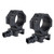 Trijicon Scope Rings, 30mm High, Q-LOC, Fits Picatinny, Anodized Finish, Black AC22066