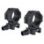 Trijicon Scope Rings, 34mm High, Q-LOC, Fits Picatinny, Anodized Finish, Black AC22070