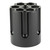 Caliber Gourmet Revolver Cylinder Pen Holder, Black CBG-1007-BK