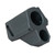 Faxon Firearms EXOS-515, Compensator, 9MM, Fits SIG P320F, Anodized Finish, Black FF-P-A-COMP-DS-S-01