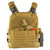 NcSTAR Quick Release Laser Cut Plate Carrier, Tan, Size 2XL, Quick Release Metal Buckles at Shoulders and Sides, Side Plate Panel Pockets fit 6"x11" Side Plates, Laser Cut MOLLE Slots, Kangaroo Pouch, Adjustable Cummerbund, Main Pouch Fits 11"x14" H NcSTAR Quick Release Laser Cut Plate Carrier, Tan, Size 2XL, Quick Release Metal Buckles at Shoulders and Sides, Side Plate Panel Pockets fit 6"x11" Side Plates, Laser Cut MOLLE Slots, Kangaroo Pouch, Adjustable Cummerbund, Main Pouch Fits 11"x14" H