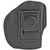 1791 Gunleather 4 Way Holster, Concealment & Belt Holster, IWB/OWB, Stealth Black Leather, Fits Glock 42/43, S&W Bodyguard, Right Hand, Size 2 4WH-2-SBL-R