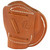 1791 Gunleather 4 Way Holster, Leather Belt Holster, Right Hand, Classic Brown, Fits Glock 26 27 33 & S&W MP9/Shield, Size 3 4WH-3-CBR-R