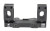 American Defense Mfg. AD-Recon-SL Scope Mount, Dual Quick Detach, Vertical Spit Rings, 30MM, Low Height, Black AD-RECON-SL-30-STD