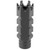 ATI Outdoors Shark Muzzle Brake, 1/2-28 Thread With Crush Washer, Fits AR-15, Black Oxide Finish A.5.10.2251