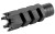 ATI Outdoors Shark Muzzle Brake, 1/2-28 Thread With Crush Washer, Fits AR-15, Black Oxide Finish A.5.10.2251