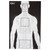 Action Target VTAC-P, Viking Tactics Double Sided Advanced Training Target, Marksmanship Side Has 4 SR-1C Bulls-Eye Target w/1" Square Sighting Grid, Silhouette Side w/Visible Skeleton, Black/White, 23"x35", 100 Per Box VTAC-P-100