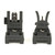A.R.M.S., Inc. Sight, Fits Picatinny, Polymer Front and Rear Folding, Black 71LF-R