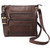 Bulldog Cases Cross Body Purse Holster, Fits Most Small Autos, Brown Color, Leather BDP-039