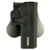 Bulldog Cases Rapid Release Polymer Holster, Fits Glock 17/22 Gen 1-4, Right Hand, Polymer, Black RR-G17
