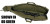 BLACKHAWK Long Gun Sniper Drag Bag, 51, Black 20DB01BK