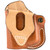 DeSantis Gunhide Mini Scabbard Belt Holster, Fits Glock 43 with Streamlight TLR6, Right Hand, Tan Leather 019TA0CZ0