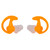 Surefire EarPro Sonic Defender Max, Ear Plug, Medium, Orange EP5-OR-MPR