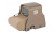 EOTECH Tactical, Holographic, Non-Night Vision Compatible Sight, Red Reticle, 68 MOA Ring with 1 MOA Dot, Tan, Rear Buttons, Includes CR123 Battery XPS2-0TAN