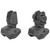 F.A.B. Defense Flip Up Front and Rear Sight Set, Fits Picatinny Rails, Polymer, Black FX-FRBSKIT