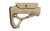 F.A.B. Defense GL-Core CP AR-15 Buttstock, Fits Mil-Spec And Commercial Tubes, Adjustable Cheek Rest, Tan FX-GLCORECPT