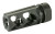 Fortis Manufacturing, Inc. Muzzle Brake, 9MM, 1/2X28, Black Finish 9MM-MB-BLK-28