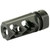 Fortis Manufacturing, Inc. Muzzle Brake, 9MM, 1/2X36, Black Finish 9MM-MB-BLK-36