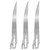 Havalon Talon Fish 5 Fillet Blade 3-Pack, Stainless Steel HSC5XT3F