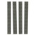 HEXMAG 7 Slot KeyMod Wedge-LOK Cover, 4 Pack, Black HX-KMC-4PK-BLK