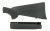 Hogue Stock Overmolded, Fits Mossberg 500, with Forend, Black 05012