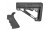 Hogue OverMolded Kit, Pistol Grip with Beavertail and Finger Grooves, Mil-spec Collapsible Stock, Fits AR-15, Black 15056