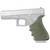 Hogue HandALL Beavertail Grip Sleeve, Fits Glock 17, 17MOS, 17L, 22, 35, 35MOS, 34, 34MOS, 31, 37, OD Green 17031