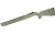 Hogue OverMolded Rubber Stock, Fits Rug 10/22, .920" Diameter Barrel, Ghillie Green Finish 22810