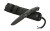 Hogue EX-F01, 5.5" Fixed Blade Knife, Drop Point Blade, G10 Frame, A2 Black Kote, G-Mascus Black Scales, Black Sheath 35179