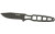 KABAR Skeleton, Fixed Blade Knife, 2.5, 5Cr15 Stainless Steel, Plain, Clip Point, with Hard Plastic Sheath 1118BP