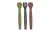 KABAR Field Kit Spork, Survival Tool, Three Pack, Brown Green and Black, Creamid Construction 9909MIL